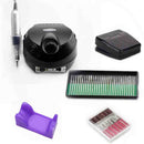 32W 35000RPM Nagelbohrmaschine Set mit Schleifband Professionelle Fräsmaniküremaschine Set Kit mit Nagelbohrer Set Kit
