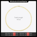 ENFASHION Hollow Heart Choker Necklace Women Gold Color Stainless Steel Cute Necklace Fashion Femme Jewelry Dropshipping P193054