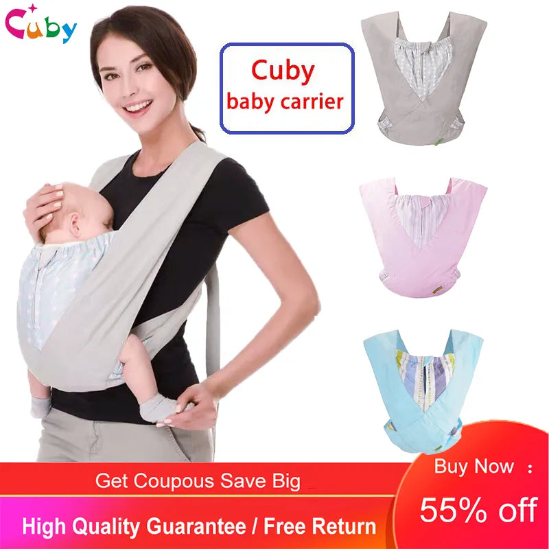 Baby Carrier Natural Cotton Ergonomic Baby Carrier Backpack Carrier Soft-structured  sing Easy Wearing  Newborn Infant Toddler