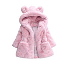 Verdicken Winter Winddichte Warme Kinder Mantel Kinder Oberbekleidung Polar Fleece Baby Mädchen Jacken Für 80-135 cm