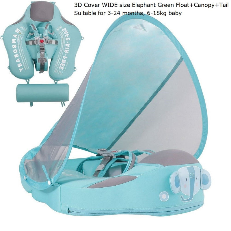 Mambobaby Baby Float Liegender Schwimmring Nicht aufblasbare Boje Taille Schwimmringe Planschbecken Schwimmer Zubehör Spielzeug Schwimmtrainer