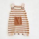 Baby-Strickspielanzug, niedlicher Overall, Neugeborenes, Mädchen, Jungen, Kleidung, Baby, Mädchen, Junge, ärmellos, Overall, Kleinkind, Strick-Strampler