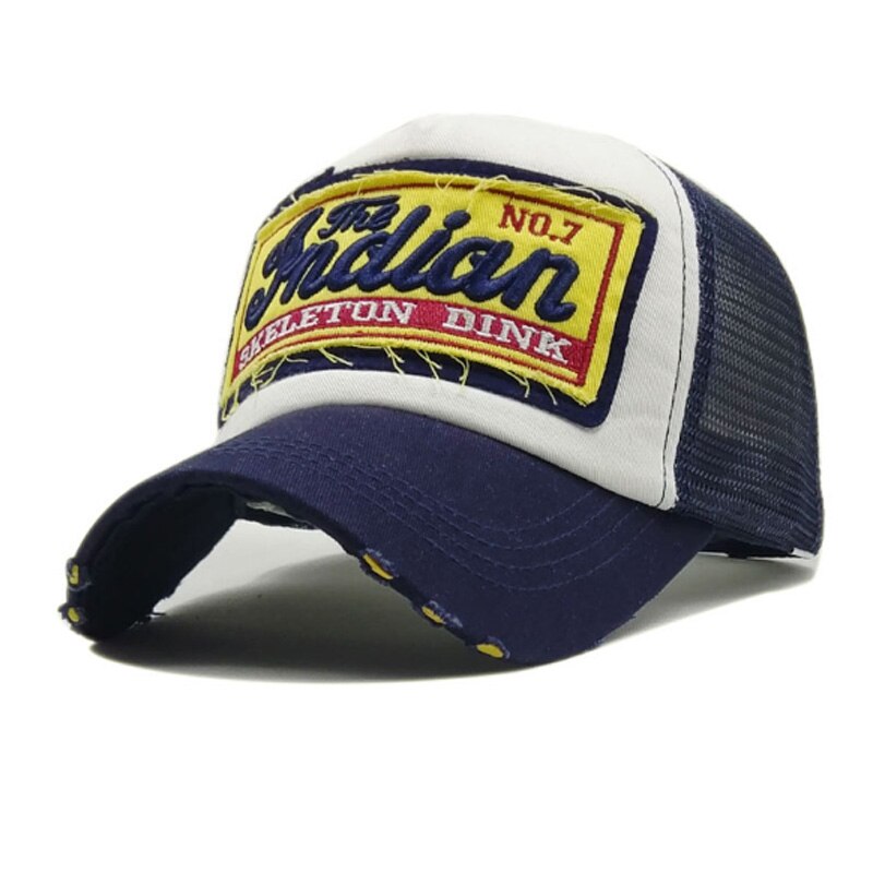 Gorra de béisbol de malla de marca para hombres y mujeres, gorra Snapback de verano con letras bordadas, gorras ajustadas, gorra informal para papá, gorras de hueso para hombre