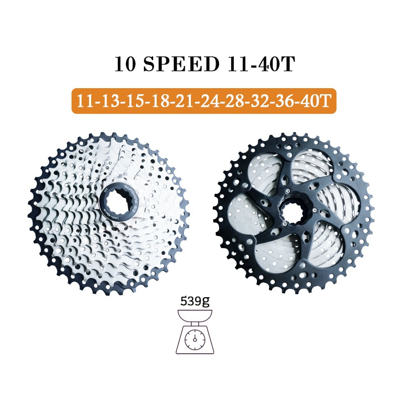 Sunshine bicicleta de montaña 8 9 10 11 12 velocidades Velocidade bicicleta Cassette MTB rueda libre piñón 36T 40T 42T 46T 50T 52T para SHIMANO