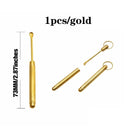 6 teile/satz Ohrenschmalz Picker Edelstahl Earpick Wachsentferner piercing kit ohrenschmalz Kürette Löffel Pflege Ohr Clean Toolear reiniger