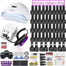 40 Farben Nagellack Super Maniküre Set 120/80/54W LED Nagellampe Nagelset mit allen Werkzeugen für die Maniküre elektrische Nagelfeile