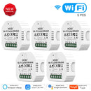 WiFi Mini Smart Curtain Switch Modul Rollos Shutter Motor Smart Life Tuya APP Fernbedienung Arbeiten Sie mit Alexa Google Home