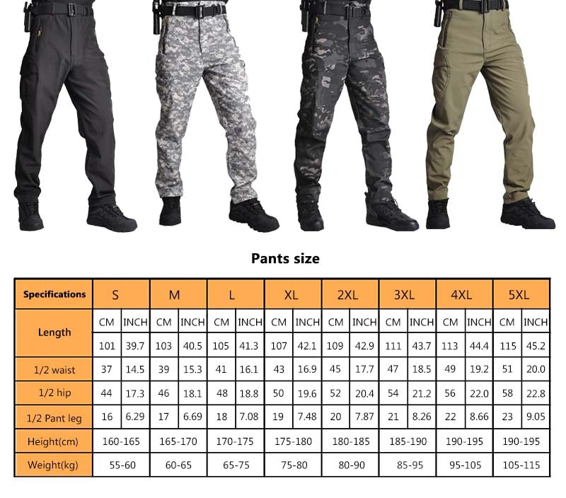 Taktische Hose Camouflage Militärhose Lässige Kampfhose Cargohose Wasserabweisend Ripstop Herren 5XL Hose Frühling Herbst