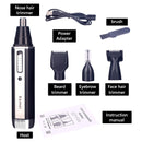 4 in 1 şarj edilebilir erkekler elektrikli burun kulak saç düzeltici ağrısız kadınlar kırpma favoriler kaşları sakal saç kesme kesim tıraş