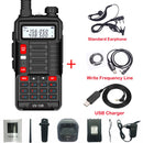 BaoFeng Walkie Talkie UV 10R V2 Zwei-Wege-CB-Funksender mit großer Reichweite UV-10R 128CH VHF UHF 136-174 MHz 400-520 MHz Dualband