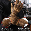 Touchscreen Leder Taktischer Handschuh Armee Radfahren Militär Kampf Airsoft Schießen Paintball Jagd Sport Vollfinger Handschuhe Herren