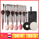 OVW Natürliches Make-up-Pinsel-Set Lidschatten-Make-up-Pinsel Ziegenhaar-Kit für Make-up Nabor Kistey Blending Pinceaux Maquillage