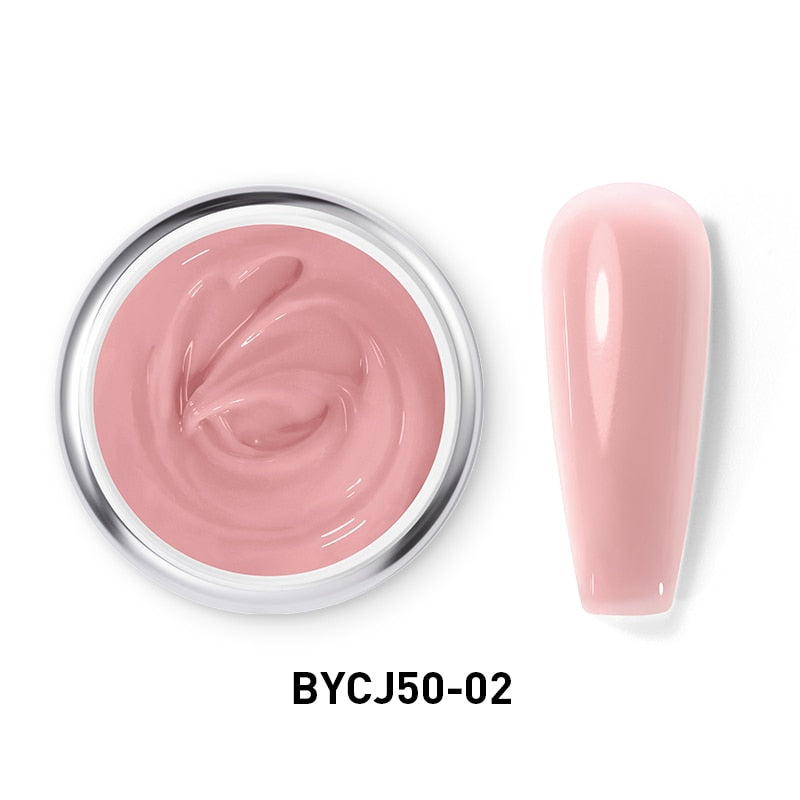 1pc Beautilux UV LED Hard Contruction Nail Gel Soak Off Nails Pink UV Gel Polish Nail Art Dekoration Extension Gel 50g