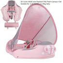 Mambobaby Baby Float Schwimmring mit Dach Infant Waist Floater Nicht aufblasbare Boje Strand Pool Zubehör Spielzeug Schwimmtrainer