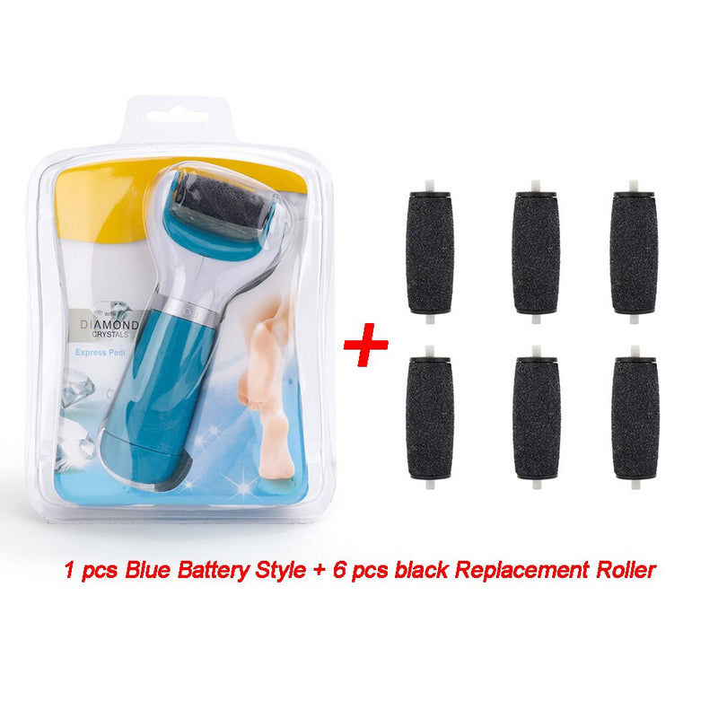 Electric Foot File Care Tool Feet Hard Dead Skin Removal Battery Power Foot USB Exfoliator Heel Callus Remover Pedicure Device