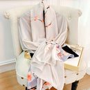 2022 180 * 90 cm Frauen Schal Sommer Seidenschal Dame Wrap Weiche weibliche Europa Designer Strand Bandana Foulard Schalldämpfer Mädchen Pareo