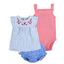 Summer Dresses 2023 Baby Girl Clothing Set Cotton Home For Baby Girl Clothes , 15 Colours Short Unicorn Infant Clothing Suit