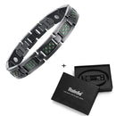 Rainso Bio Energy Titan Armband Armreif Magnetisch Gesundheitspflege Schmerzlinderung Armbänder Für Männer Freundschaft Schmuck Mode