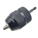 Keyless 0.8-10mm 3-Jaw  3/8-24UNF Drill Chuck Quick Change Adapter SDS-Plus Shank 1/4&quot; Hex Square Fit Rotary Hammer/Hammer Drill