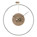 Nordic Luxury Wall Clock Modern Design Silent Large Wall Clocks Home Decor Creative Wood Metal Watch Living Room Home Decoration