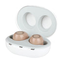 2021 Neueste Hautfarbe 1 Paar USB wiederaufladbare ITE-Hörgeräte Tonverstärker Unsichtbarer Hörverlust für ältere Gehörlose Russland