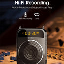 SHIDU 15 W Tragbarer Sprachverstärker Kabelgebundenes Mikrofon AUX-Aufnahme Persönlicher Audio-Bluetooth-Lautsprecher Für Lehrer Ausbilder S298