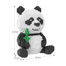 3689 stücke DIY Zusammenbaubare Panda Mini Blöcke Pädagogisches Tierspielzeug für Kinder Bausteine ​​​​Modell Bricks