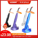 AZDENT Dental Colorful LED Curing Light Wireless Cure Lamp Machine 5W≥1200mw/c㎡ Wavelength 440-480nm Dental Instrument