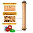 WALFOS Nudelholz in Lebensmittelqualität, Fondantpaste, Kuchenroller, Kuchen-Backformen, Holz-Nudelholz, Back- und Konditoreiwerkzeuge