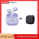 Original Lenovo LP40 Pro TWS Earphones Wireless Bluetooth 5.1 Sport Noise Reduction Headphones Touch Control 250mAH Earphones