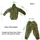 Männer Frauen Kinder Outdoor Ghillie Anzug Camouflage Kleidung Dschungelanzug CS Training Blätter Kleidung Jagdanzug Hose Kapuzenjacke