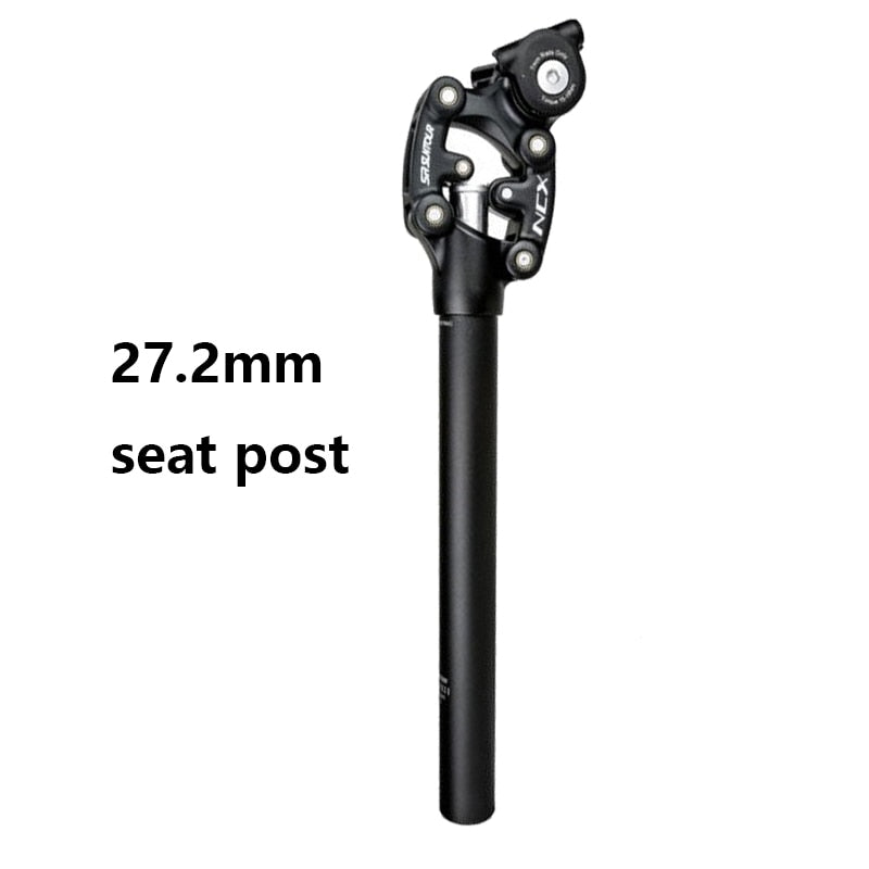Suntour NCX Damping suspension seatpost bike bicycle mtb seat post 27.2 28.6 30.0 30.4 30.8 31.6*350mm sliver black Seatposts