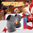 Masajeador de rodilla con calefacción eléctrica infrarrojo lejano fisioterapia articular codo rodillera vibración masaje alivio del dolor cuidado de la salud