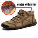 Bequeme lässige Lederschuhe Herren Turnschuhe Leder Loafer handgefertigte Herrenschuhe Winter atmungsaktive Wohnungen Schuh heißer Verkauf Mokassins