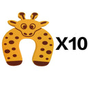 10pcs/Lot Kids Baby Cartoon Animal Jammers Stop Edge Corner Guards Door Stopper Holder Lock Baby Safety Finger Protector Cute