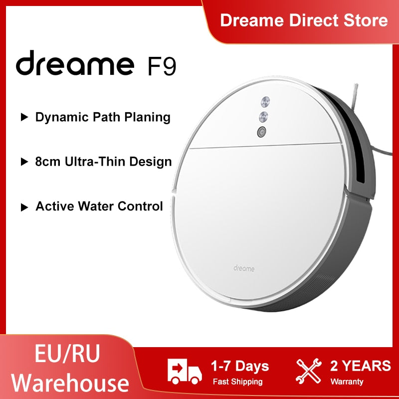 Dreame F9 Robot Vacuum Cleaner 2500Pa strong suction Planned Cleaning Automatically Charge Mop Dust Collector Aspirator for Home