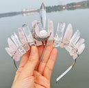 Hexe Accessoires Schmuck Mond Wicca Zauberer Krone Stirnband dunkelblau schwarz Stirnband Geschenk