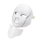 7-farbige LED-Gesichtslicht-Gesichtsmaske mit Nackenhautverjüngung Straffende Anti-Akne-Falten-Schönheitsbehandlung Koreanisches Photon-Spa-Haus