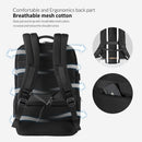 Mochila para hombre de gran capacidad de 39L con garantía de por vida, mochila para ordenador portátil de 17,3 pulgadas, bolsa de viaje antirrobo para hombre, mochila escolar impermeable para hombre