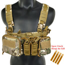 CS Match Wargame TCM Chest Rig Airsoft Chaleco táctico Paquete militar Revista Bolsa Funda Sistema Molle Cintura Hombres Nylon