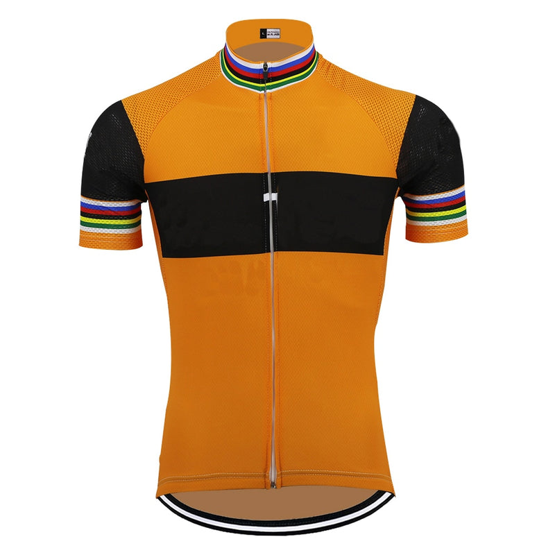 Retro cycling jersey team bike jersey breathable short sleeve ropa ciclismo outdoor sports  classic cycling clothing