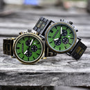 BOBO BIRD Holzuhr Herren Stoppuhr Chronograph Stilvoller Luxus Show Date Holz Quarz Armbanduhr Herrenuhren In Geschenkbox OEM