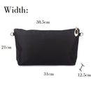 Nylon-Tascheneinsatz-Organizer mit Reißverschlusstaschen, weich, leicht, perfekter Geldbörsen-Organizer, um alles ordentlich zu halten