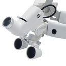 Dental Binocular Loupes 3.5X 280-380mm 5W Headband Mounted with LED Headlight Dentist Magnification