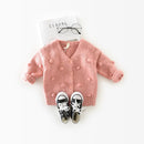 HoneyCherry Baby Mädchen Pullover Winter Handball Pullover Strickjacke Mädchen Mädchen Pullover Herbstkleidung für Kleinkinder Mädchen