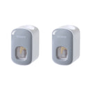 Bathroom Accessories Set Toothbrush Holder Toothpaste Dispenser Wall Mount Toothbrush Cup Storage Rack Toothpaste Squeezer