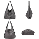 Hohe Qualität Leder Rucksack Frauen Reise Bagpack Weibliche Große Kapazität Schulrucksack Umhängetaschen für Frauen 2022 Sac A Dos