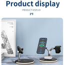 3in1 Magnetic Qi Fast Wireless Charger For IPhone 14 13 12 Mini Pro MAX Fast Charging Station For Apple Watch 8U 7 6 5 4 3 2