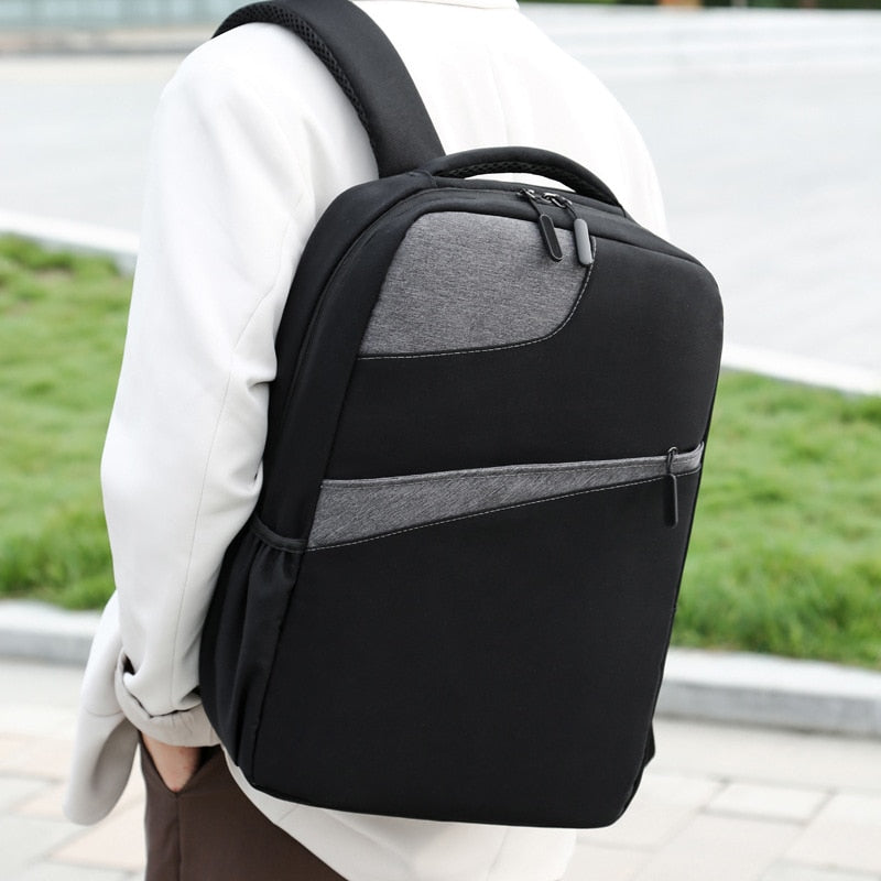 Neue Business Rucksack Männer USB Lade Design Business Männer Rucksack Reiserucksack Männer Patchwork Nylon Tasche Laptop Rucksack Männer