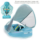 Mambobaby Baby Float Schwimmring mit Dach Infant Waist Floater Nicht aufblasbare Boje Strand Pool Zubehör Spielzeug Schwimmtrainer